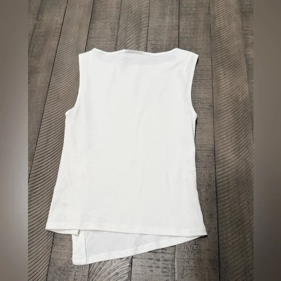 🛍️ Reformation Hudson Knit Tank Top – White, Size M - Picture 3 of 8